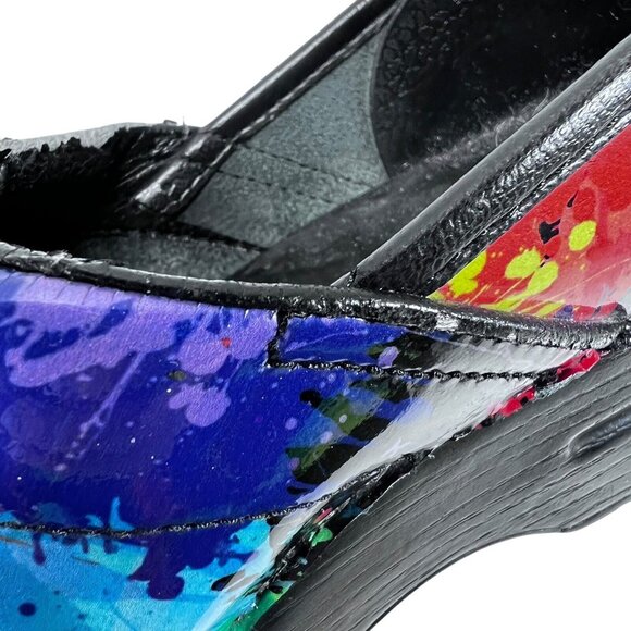 Dansko Clogs Shoes EU 36 Paint Splatter Professional Nursing Slip On READ 5.5-6 - Picture 14 of 16